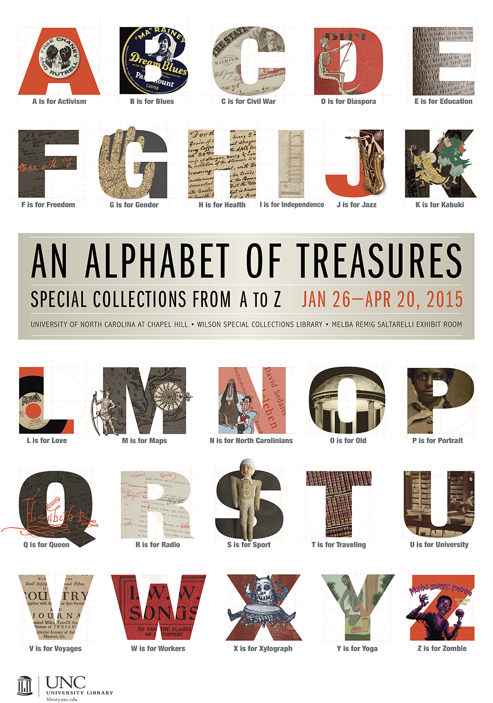 Image of all the letters of the ABC Alphabet.