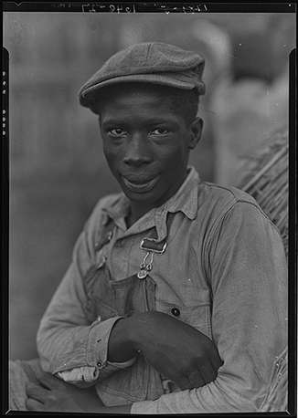 A youth. Sandy Island, South Carolina, ca. 1937.