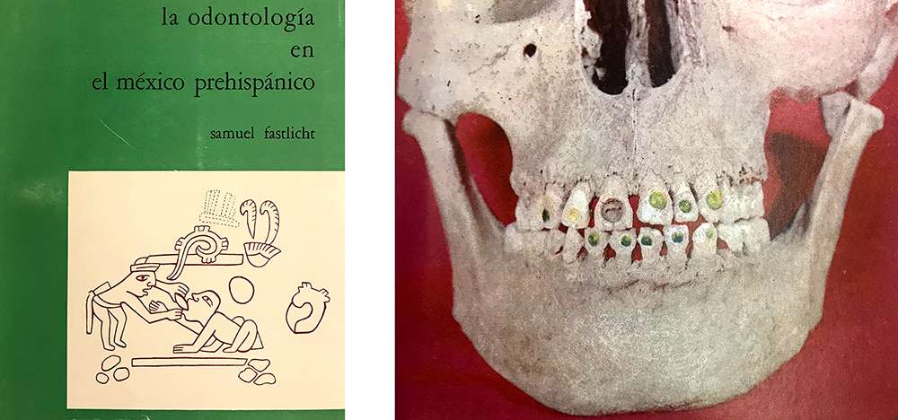 cover and illustration from la odontologia en el mexico prehispanico