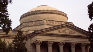 A view of the dome of Wilson Library.